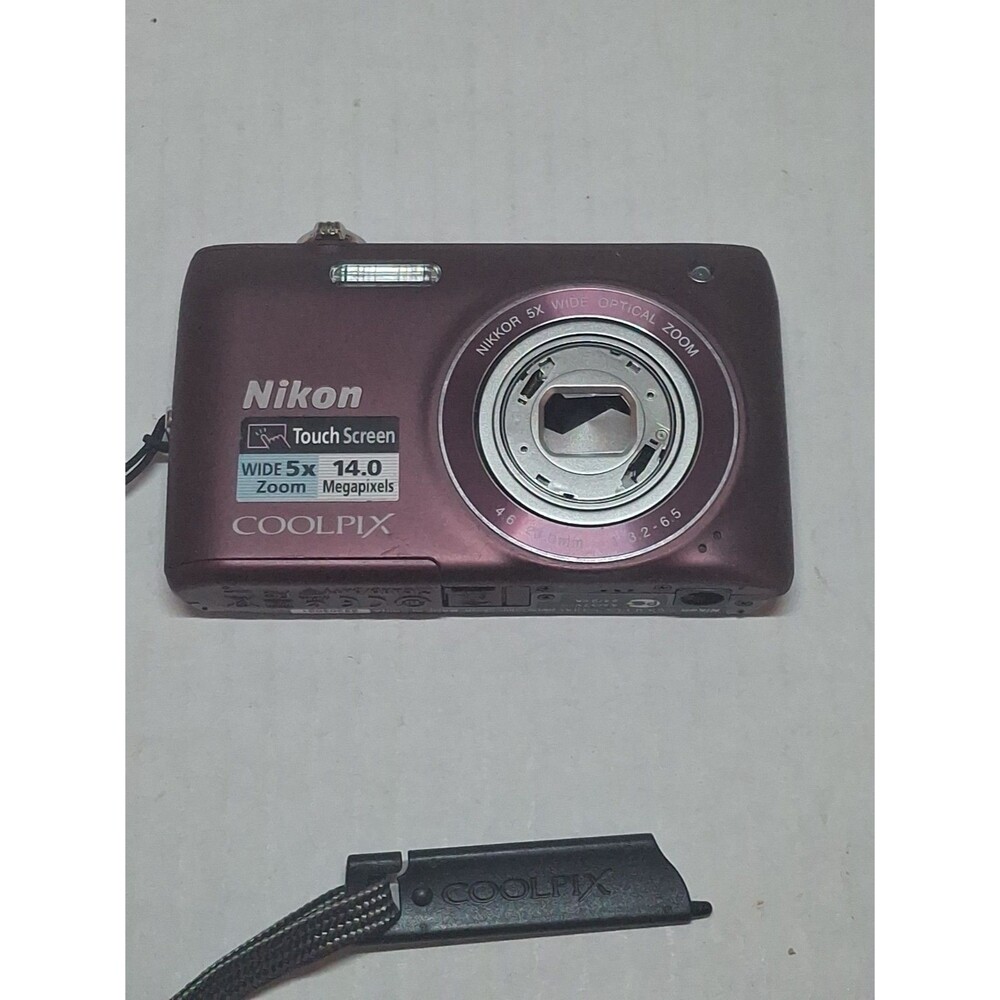 Plum (purple) Nikon Coolpix S3000 12MP digital camera **For Parts Only**